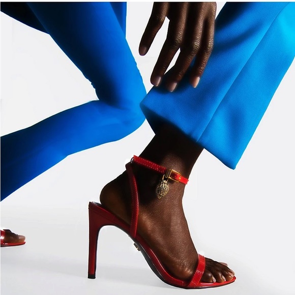 Kurt Geiger London
Shoreditch Crocodile Embossed Leather Dress Sandals - Picture 2 of 14